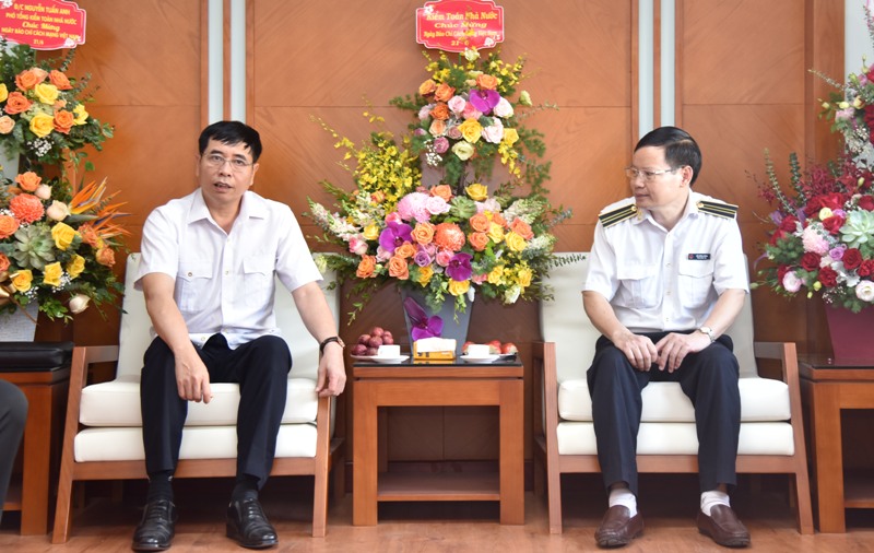 Lãnh đạo Kiểm toán Nhà nước chúc mừng Báo Kiểm toán nhân Ngày Báo chí Cách mạng Việt Nam